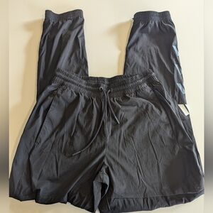 Adidas women's Size Small Black Athletic Windbreaker Jogger Track Nylon Pants